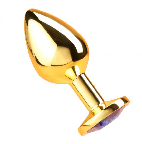 MizzZee - Gold Plated Diamond Anal Butt Plug (Medium Size)